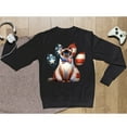 thumbnail image 5 of Patriotic Siamese 4th of July Independence Paws Sweatshirt Unisex Merch Cat Lover Kitten Owner Gifts - 02010, 5 of 6