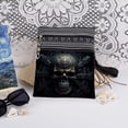 thumbnail image 3 of Halloween Gifts for Women Skull Messenger Bag Adjustable Strap Crossbody Pouch Zipper Present, 3 of 6