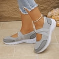 thumbnail image 5 of Willtoo Women Mary Jane Orthopedic Shoes Slip On Walking Comfortable Dressy Knit Washable Casual Nurse Shoe with Arch Support, 5 of 5