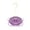 Purple, variant on Small Hummingbird Feeder,Hummingbird Feeder,Ant and Bee Proof,Feeders for Outdoors Hanging,Easy to Clean and Refill,Hanging Flower Shaped Hooked(Blue 8*8in)from ANMUYUM
