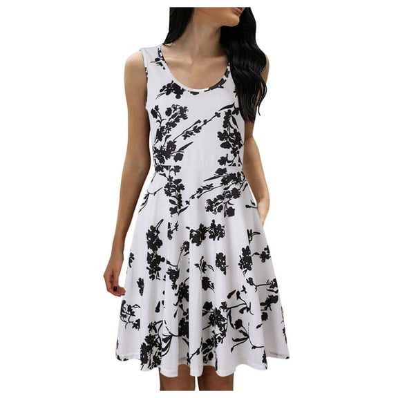 fvwitlyh Dresses for Women Women's Hollow Out Twist Bodycon Dresses Sleeveless Slim Fit Evening Dress