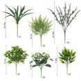 thumbnail image 2 of Hrobek Plantas artificiales para exterior, 12 ramos, resistentes a los rayos UV, 2 of 7