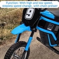 thumbnail image 4 of Historyli Moto eléctrica todoterreno para niños de 3 a 10 años, 350 W, velocidad máxima de 22,8 km/h, 2 modos de velocidad, color azul, 4 of 7