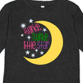thumbnail image 4 of Inktastic Twinkle Twinkle Little Star with Yellow Moon Boys or Girls Long Sleeve Toddler T-Shirt, 4 of 5