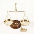 thumbnail image 4 of IBA Indianbeautifulart Apothecary Scale&nbsp;Vintage Collectible Brass Weight Scale Home Décor Antique Weight Balancing Scale Taraju, 4 of 6