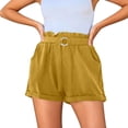 thumbnail image 2 of Dress Shorts for Women Elastic High Waist Loose Fit Summer Dressy Casual Shorts with Pockets, 2 of 6