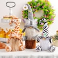 thumbnail image 3 of Handmade Tiered Tray Gnomes Decor,Rustic Boho Farmhouse Gnomes Plush Animal Swedish Gnome Decorations Gift for Woman Wife Mom Friend, 3 of 7