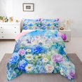 thumbnail image 1 of Erosebridal Princess Castle Bedding Sets Full with Comforter,Dreamy Flower Duvet Insert,Spring Garden Comforter Sets Full Size,Microfiber Female Bedroom Decor,Reversible,3pcs, 1 of 8