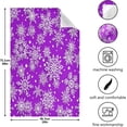 thumbnail image 3 of SKYSONIC Christmas Snowflakes Purple Kitchen Dish Towel Set,Drying Kitchen Towels Tea Towels Gift Set for Drying Cleaning Cooking Baking 6Pcs, 3 of 7
