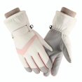 thumbnail image 1 of OPDBN Waterproof Lightweight Ski Glovers With Adjustable Wrist Strap, 1 of 1
