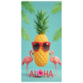thumbnail image 4 of Flamingo Pineapple ALOHA Banner Tropical Party Decoration for Beach Vacation Luau Summer Events, 4 of 7