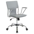 thumbnail image 1 of Dorado Office Chair in Gray Vinyl and Chrome Finish, 1 of 4