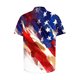 thumbnail image 3 of Camisa Impresa de Manga Larga para Hombre con Cuello Girado, Blusa de Botón Casual Blusa de Manga Corta, 3 of 5