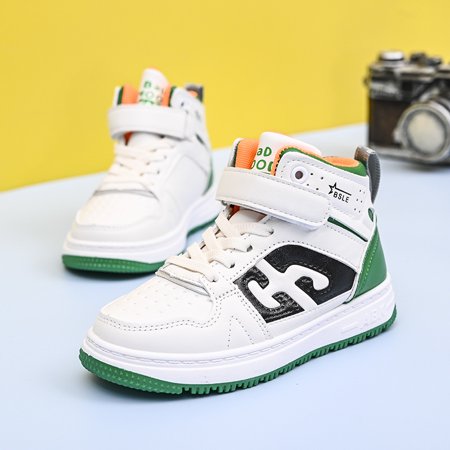 

Boys‘ Cotton Shoes Spring and Autumn Sports Shoes Casual Girls‘ Non-slip Mid-high Warm Children‘s Waterproof Single-layer Boots