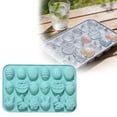 thumbnail image 2 of Fokuz Silicone de Pâques à 15 Cavités – Formes de Lapin, d'Oeuf et de Poussin pour Chocolat, Bonbons, Savon et Résine, Antiadhésif, Réutilisable, Cuisson pour Projets de Bricolage de Pâques, 2 of 5