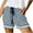 Z04-Navy, variant on Ichuanyi Womens Comfy Drawstring Splice Casual Elastic Waist Pocketed Loose Shorts Pants
