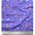 thumbnail image 1 of Soimoi Japan Crepe Satin Fabric Celebration Flag,Rabbit & Egg Easter Decor Fabric Printed Yard 42 Inch Wide, 1 of 3
