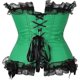 thumbnail image 4 of Plus Size Corsets for Women Floral Overbust Corset Top Bustier Lingeire, 4 of 5