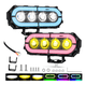 thumbnail image 2 of Faros De Lupa Luces Led Auxiliares Con Rgb 9 Modos 2pcs Lab.G, Negro, 2 of 5