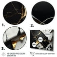 thumbnail image 3 of Designart Abstract Geode Gold IV Canvas Wall Art, 3 of 5