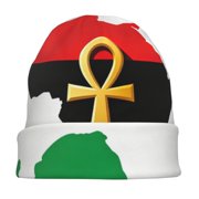 Beanie Hip-Hop Running Beanie Hat Adult Ankh African Colored Africa Skull Cap For Men Women