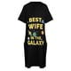 thumbnail image 5 of Vestido holgado con bolsillos para San Valentín, la mejor esposa de la galaxia, vestidos de novia para fiestas, vestidos de verano para mujer 2025, 5 of 7