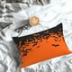 thumbnail image 5 of Fotbe Halloween With Black Bats Funda de Almohada Decorativa Estilo Occidental, Lujo en Algodón, Fundas para Almohadas King, Cojín Estampado para Decoración del Hogar-14"x20", 5 of 6