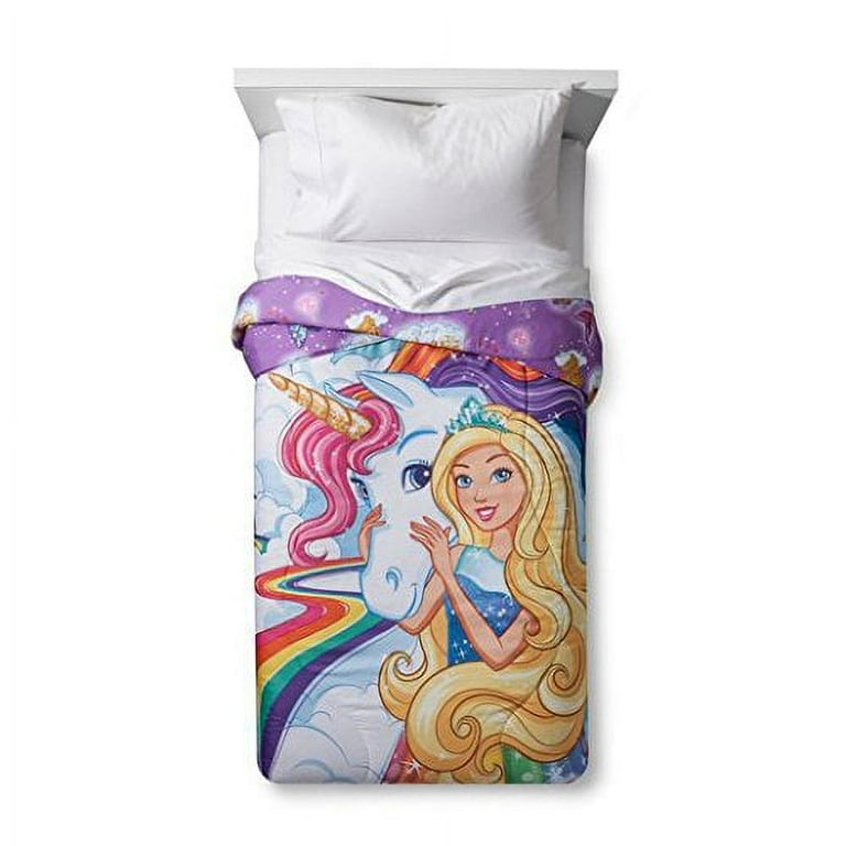 Barbie unicorn bedding sales