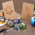 thumbnail image 5 of Uxcell Foil Transfer Sheets, Metallic Foil Paper Roll for Leather Hot Foil Stamping Machine DIY Craft Metal Orange, 5 of 6