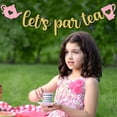 thumbnail image 2 of Let's Par Tea Banner Floral Tea Party Decorations, Teapot and Teacup Banner Decor for Tea Themed Birthday Party Baby Shower Photo Booth Backdrop Tea Themd Bridal Shower Decorations, 2 of 6