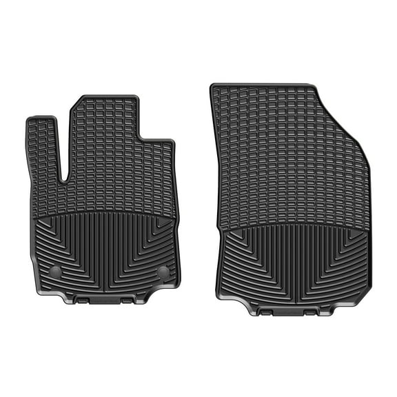 WeatherTech All-Weather Floor Mats compatible with 2018-2024 Chevrolet Equinox - 1st Row (Driver & Passenger), Black