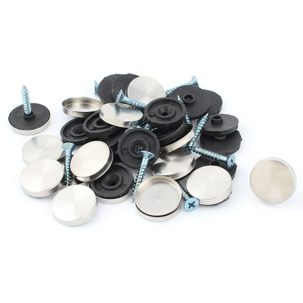 Unique Bargains 20Pcs Aluminum Glass Standoff Hardware Advertising