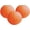 Orange, variant on Pack of 3 Round Paper Lanterns Lamp Wedding Birthday Party Decoration