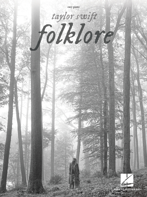 Taylor Swift Folklore: Easy Piano Songbook with Lyrics Beginner and Intermediate Sheet Music for Piano Players and Fans , (Paperback)