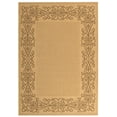 thumbnail image 2 of SAFAVIEH Courtyard Ellie Traditional Floral Indoor/Outdoor Area Rug, 5'3" x 7'7", Natural/Brown, 2 of 9