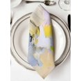 thumbnail image 2 of nqOlkjepod Coastal Beach Cloth Napkins Set of 8 Reusable Dinner Napkins, Abstract Yellow Blue Oil Painting Art Cocktail Napkin Washable Table Napkins for Wedding/Holiday Party/Baby Shower 20"x20", 2 of 8
