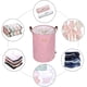 thumbnail image 3 of Cesto de ropa de almacenamiento redondo plegable grueso, algodón (rosa) Adepaton LN-1050, 3 of 5