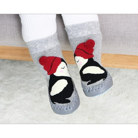 

Baby Indoor Sock Shoes Cotton Baby Girl Sock Glue Soles Non-slip Soft Socks for Daily