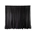 thumbnail image 5 of BalsaCircle Black 20 feet x 10 feet Metallic Spandex Backdrop Curtain Wedding Photobooth Party Decorations, 5 of 5