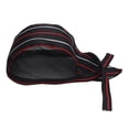 thumbnail image 1 of Gorro de Cocinero Yotijar Servicio de alimentos Tiras Blancas Rojas, 1 of 9