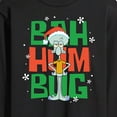 thumbnail image 3 of SpongeBob SquarePants - Squidward Bah Humbug - Men's Long Sleeve T-Shirt, 3 of 6