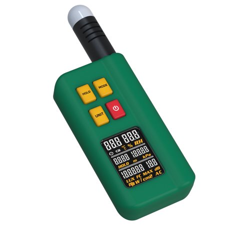 Tester,A C Test Tester With Decibel With Decibel A Tester Meter Display Barometer 4in1 Tester Meter Display Barometer Decibel A C Noise Altitude Tester Display Barometer 4in1 Hxber Multicolor