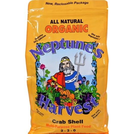 Neptune's Harvest Crab Shell Fertilizer - Orange Label - 4 Pound