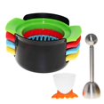 thumbnail image 1 of 4 In 1 Egg Slicer Multi Functional Stainless Steel Wire Household Cutting Tool, 1 of 3