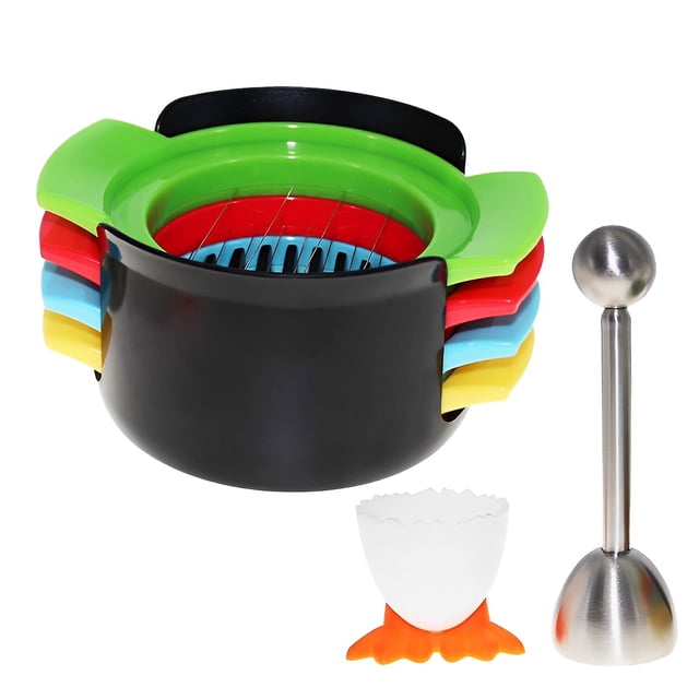 4 In 1 Egg Slicer Multi Functional Stainless Steel Wire Household Cutting Tool
