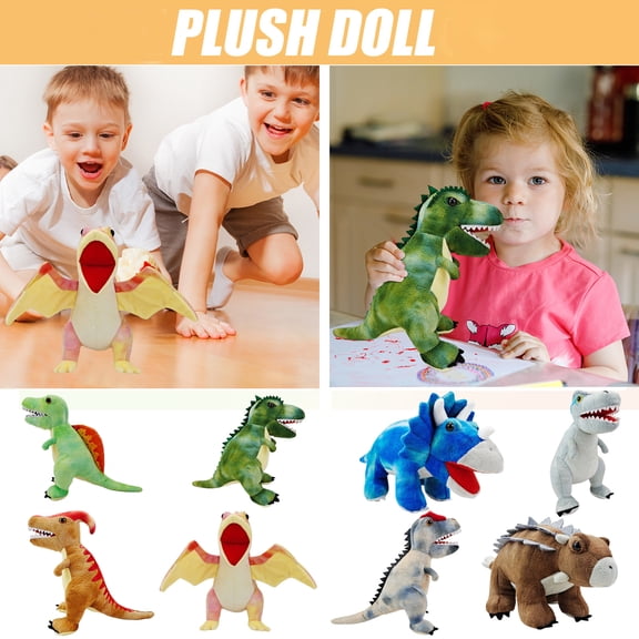 Cute Dinosaur Plush Toy, Stuffed Animals Plush Toys, Plush Pillow Toys, Cute Plush Dolls, Christmas Valentine Gifts