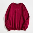 thumbnail image 4 of Trendy Tops Long Sleeve Blouse Casual Graphic Sweatshirt Classic Pullover Crewneck Sweatshirts for Women Loose, 4 of 5