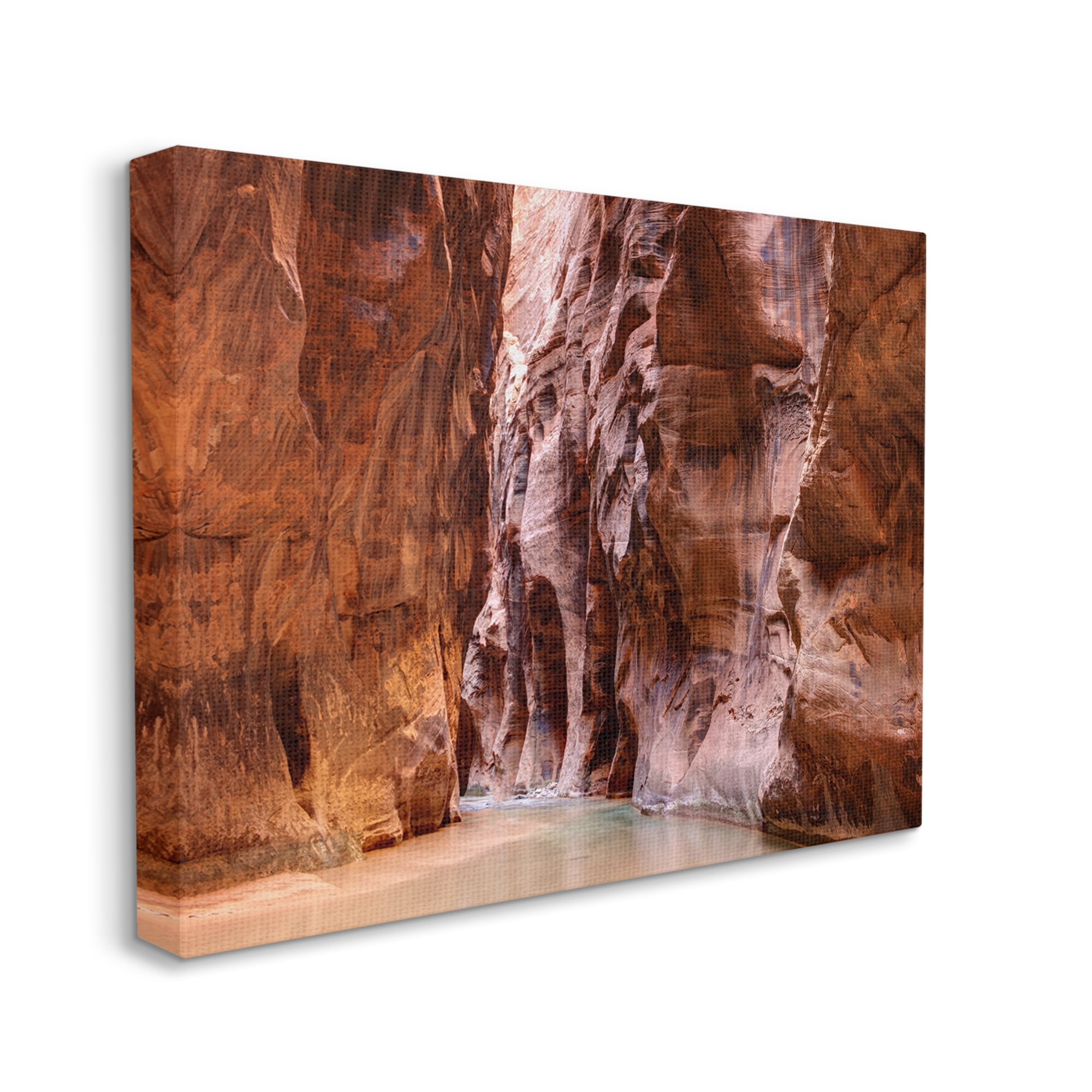 Stupell Industries Zion Park Landscape Nature Photography Gallery Wrapped Canvas Print Wall Art, 40 x 30