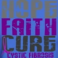 thumbnail image 3 of CafePress - HOPE FAITH CURE Cystic Fibrosis T Shirt - Men's Classic Graphic Cotton T-Shirt, 3 of 4