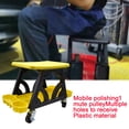 thumbnail image 4 of koolsoo Car Detailing Stool Chair with Storage Holder Bench for Polishing Projects Car Washing Car Cleaning Garage Vehicle Tools Yellow, 4 of 9